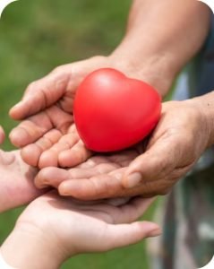 image of exchanging a love item